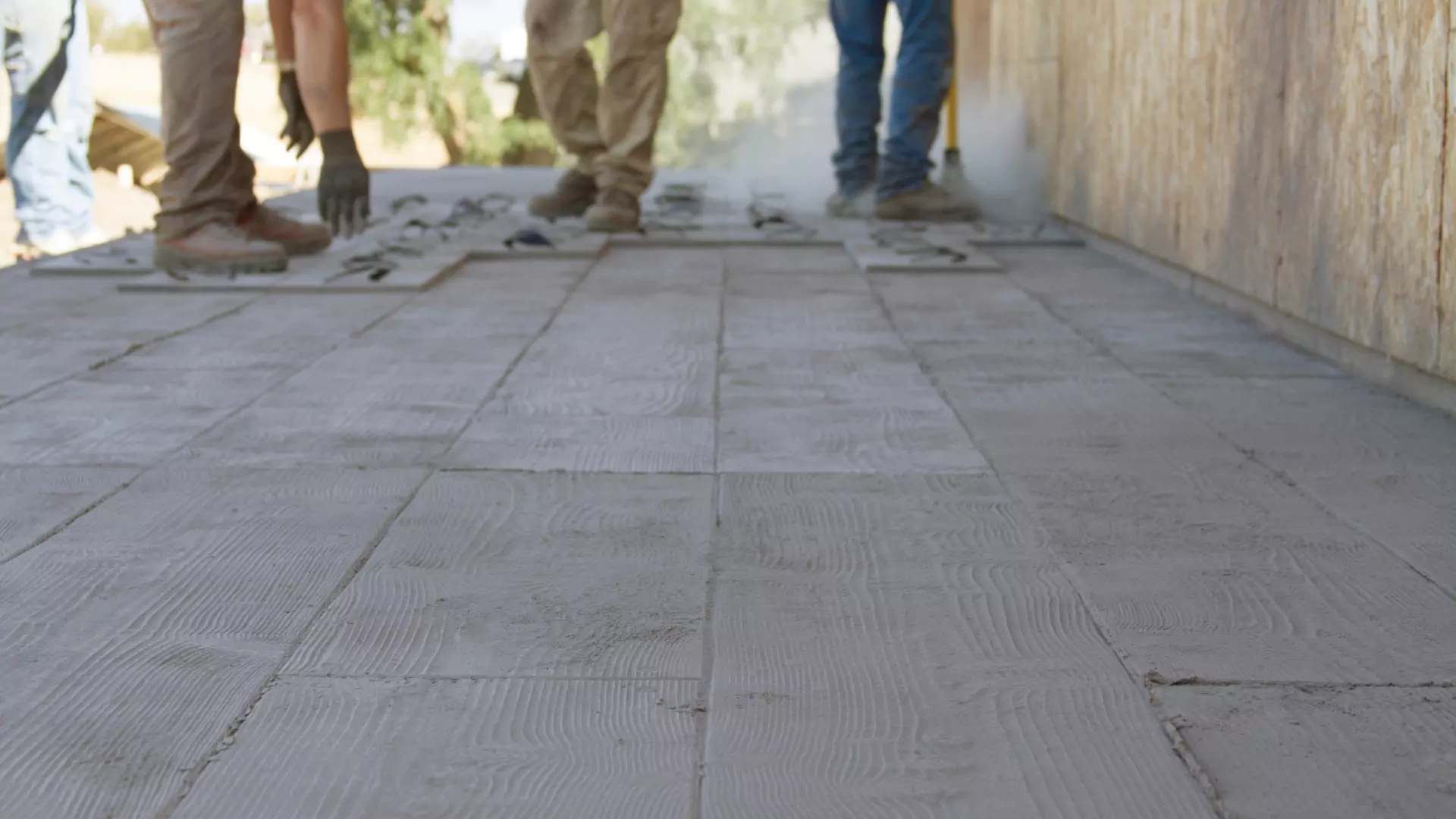 stamped concrete service near Seattle Great Wheel